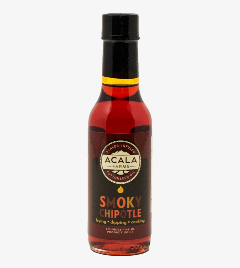 Smoky Chipotle Acala Farms Cooking Oil - Cottonseed Oil - Hot Habanero 5oz - Acala Farms Cotton, transparent png download