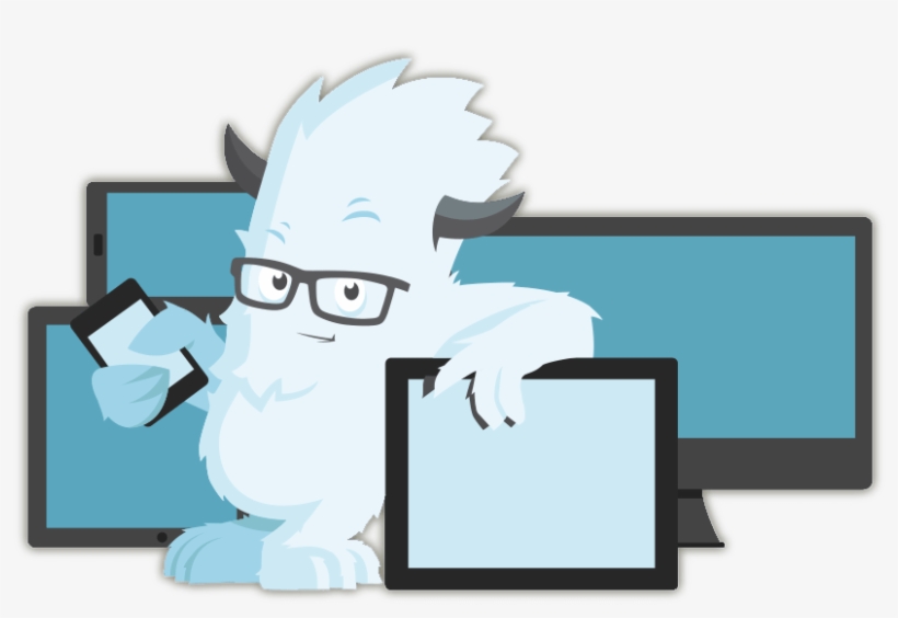 Zurb Yeti Mascot - Foundation, transparent png download