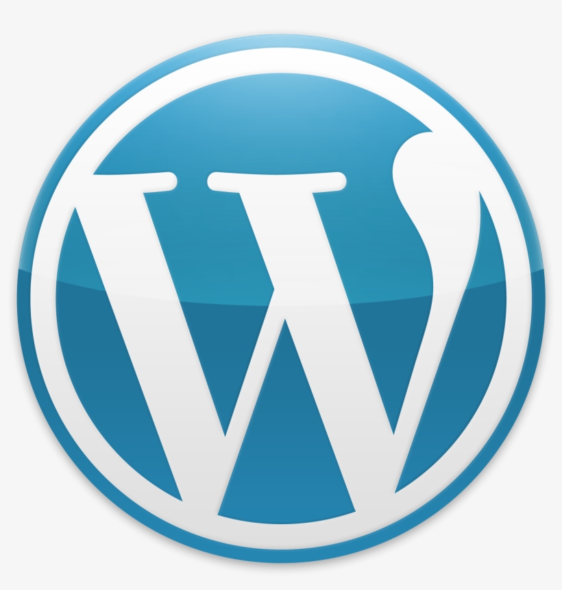 Wordpress Blue Logo Png, transparent png download