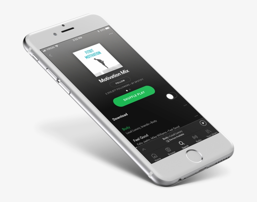Fitbit-spotify, transparent png download