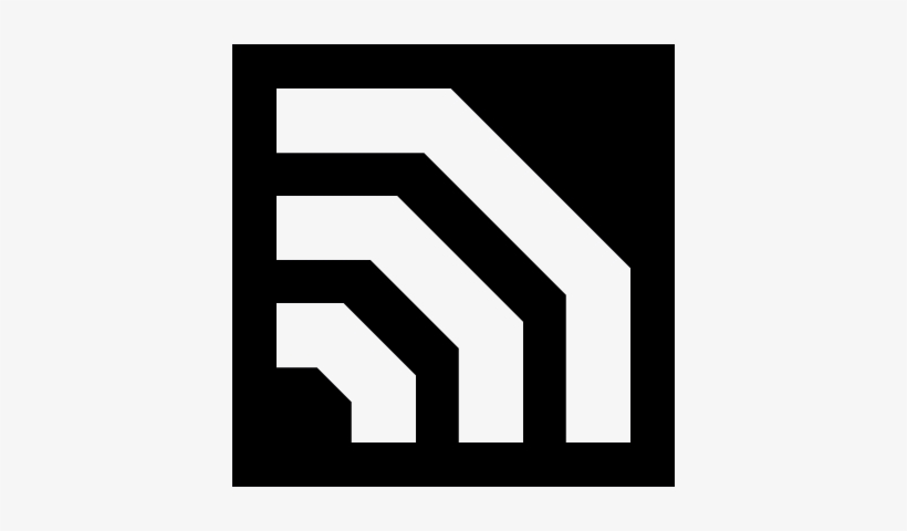 Rss Symbol Variant For Facebook In A Square Vector - Rss Feed Wordpress, transparent png download