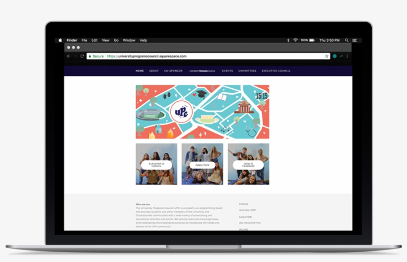 Upcwebsite - Web Page, transparent png download