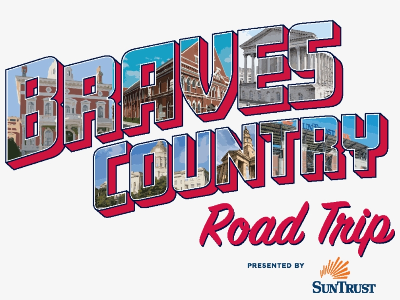 [attachment] The Atlanta Braves Will Visit Three Cities - Suntrust, transparent png download
