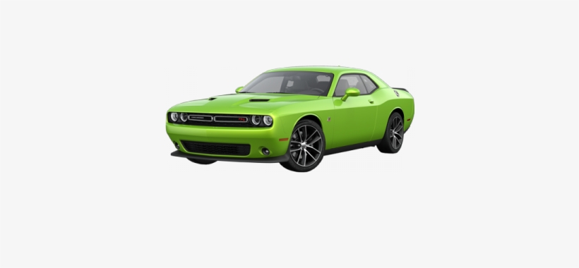 Dodge Challenger - Green Dodge Png, transparent png download
