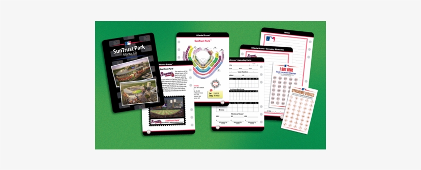 Atlanta Braves Suntrust Stadium Insert - Brochure, transparent png download