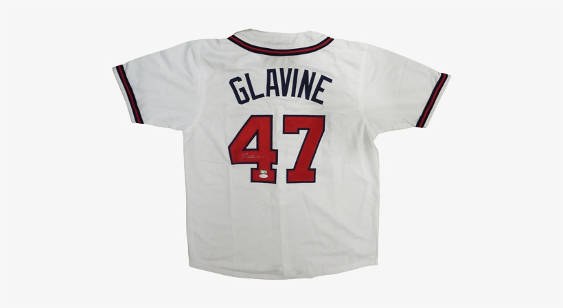 Tom Glavine Autographed Atlanta Braves - Tom Glavine Signed Jersey - White Custom Jsa, transparent png download