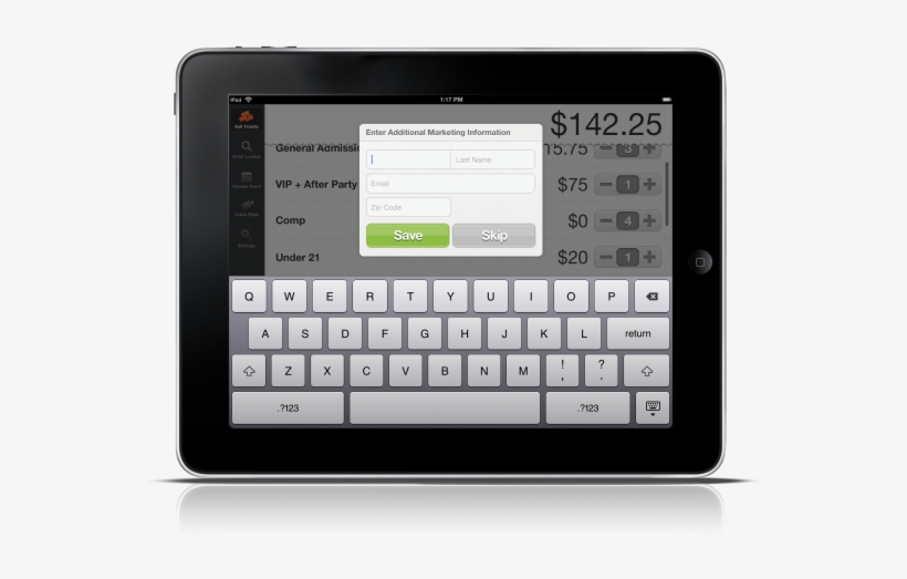 Eventbrite Announces Its New Ipad App That Will Revolutionize - Fedex App Sign For Package, transparent png download