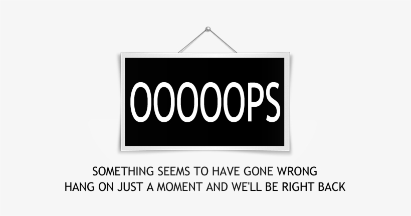 Oops - - Sign, transparent png download