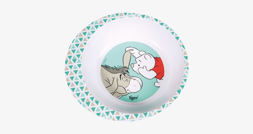 "winnie The Pooh" Microwave Deep Plate - Lot Vaisselle Winnie L'ourson Disney - Tigex - Assiettes, transparent png download