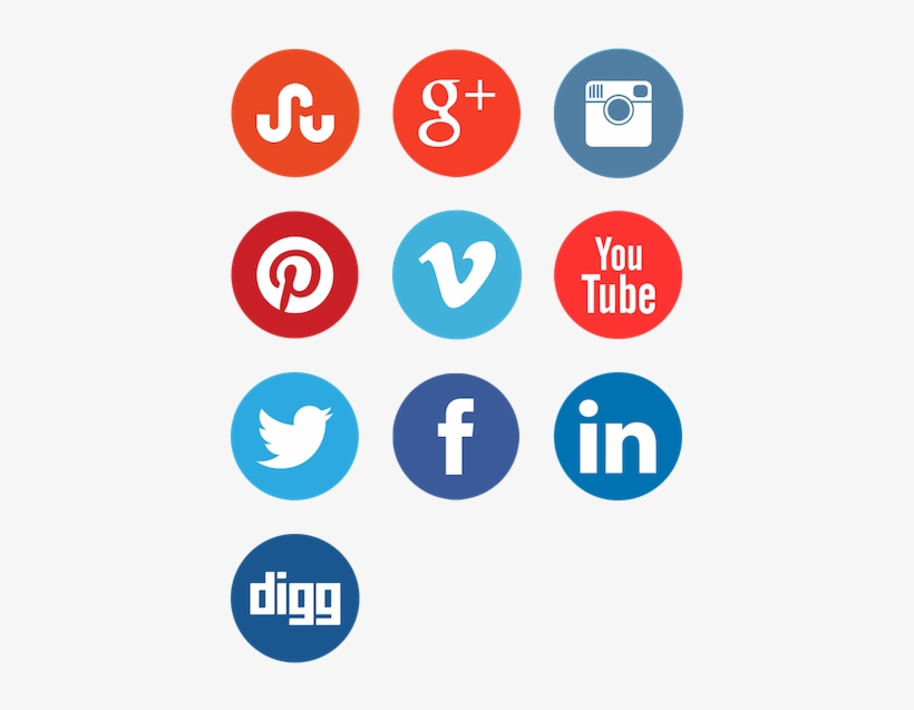 Search - Chalk Social Media Icons Png, transparent png download
