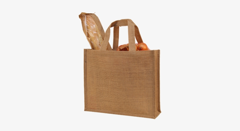 Jute Small Landscape Carry Bag - Bag, transparent png download