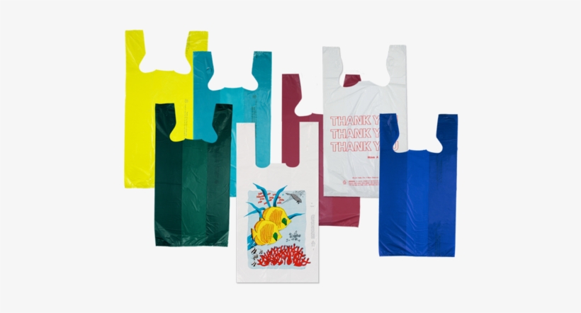 Multi Color T-shirt Carry Bags, Bag Size - Bag, transparent png download