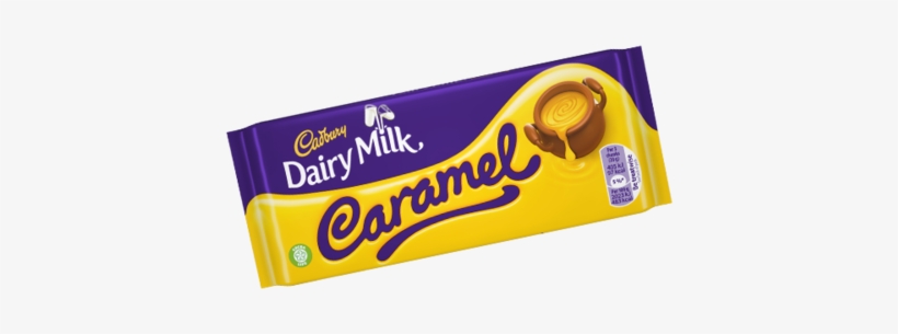 Cadbury Dairy Milk Caramel Chocolate - Dairy Milk Caramel, transparent png download