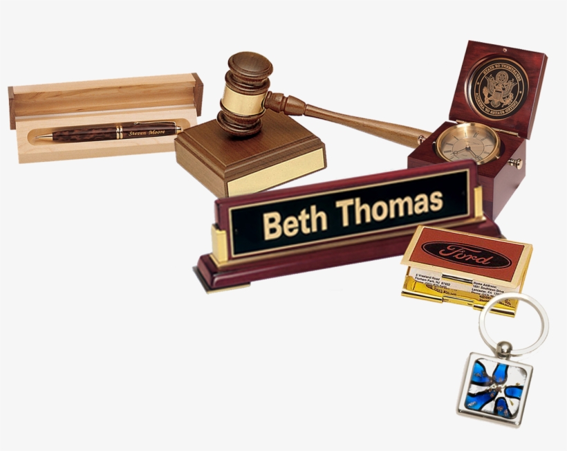 Corporate Gifts & Engravables - Hit Trophy Executive Name Plate With Free Engraving, transparent png download