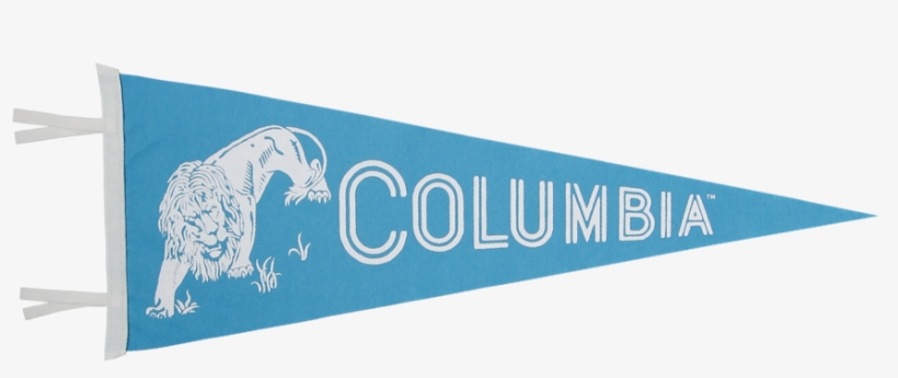 Homage Columbia University Flocked Ivy League Pennant - Columbia University Pennant Png, transparent png download