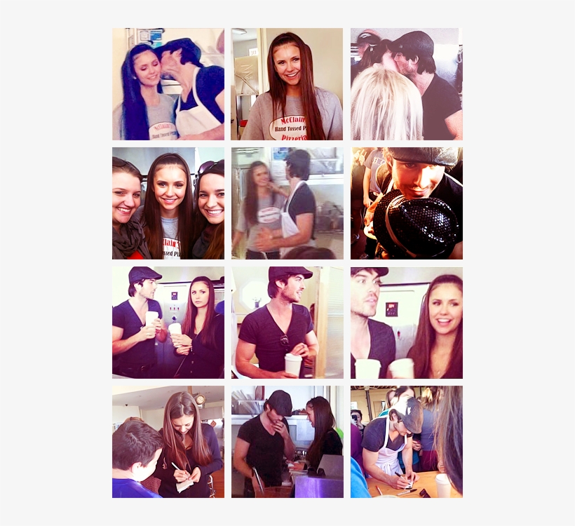 Mine Ian Somerhalder Nina Dobrev Nian Mine* Nina X - Ian Somerhalder, transparent png download