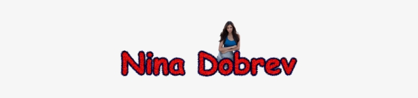 Nina Dobrev Name Png, transparent png download