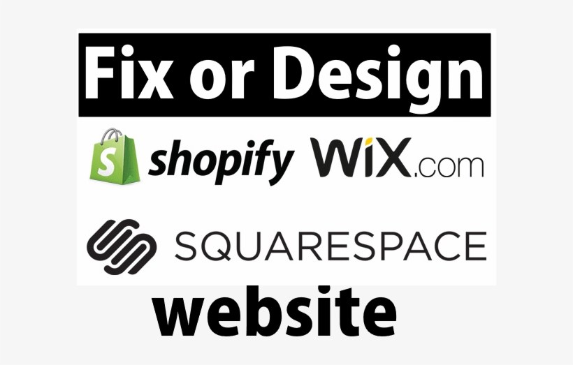 Fix Or Design Shopify Squarespace Wix Website - Shopify Pos Essentials Hardware Bundle, transparent png download
