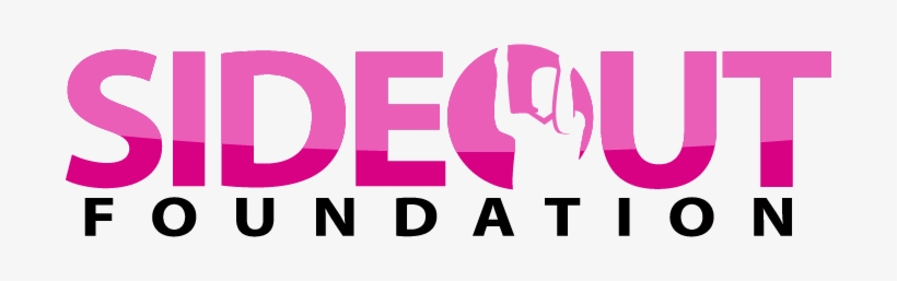 Logo Pink Black - Side Out Foundation Logo, transparent png download