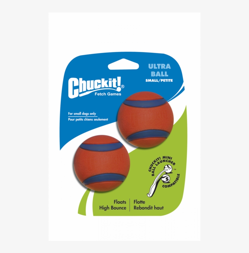 Chuck It Ultra Small - Orange And Blue Dog Ball, transparent png download