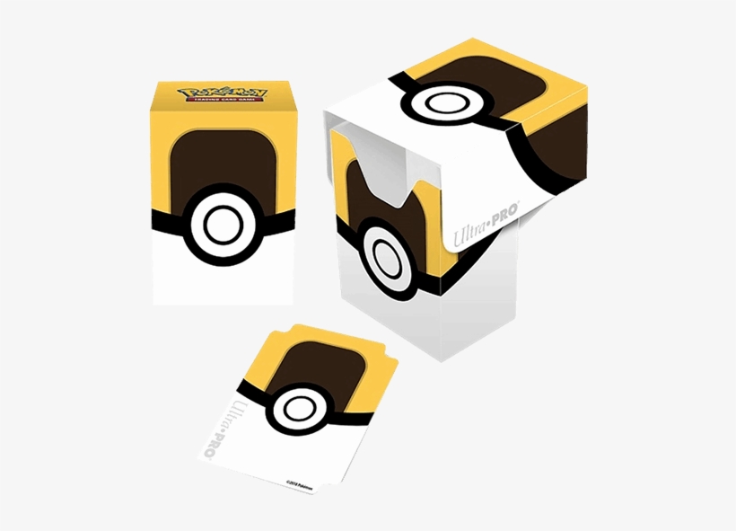 'ultra Ball' Yellow And Black Deck Box - Pokémon, transparent png download