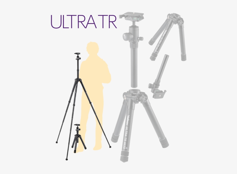 Ultra Tr Series The New Tr Series Feature A Detachable - Velbon Ultra Tr 663d, transparent png download