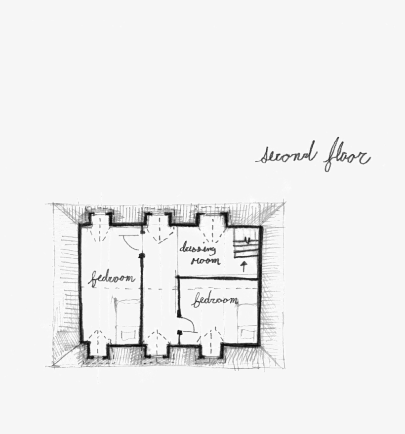 Second Floor Plan - Floor Plan, transparent png download