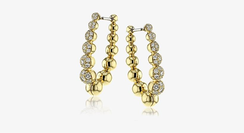 Le4549-y Hoop Earring - Chain, transparent png download