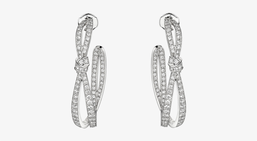 Liens Séduction Hoop Earrings - Chaumet Liens Seduction Earring, transparent png download