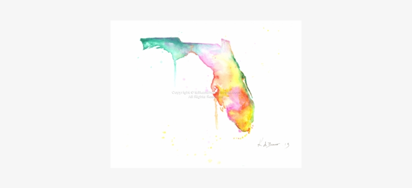 Watercolor, Florida, transparent png download