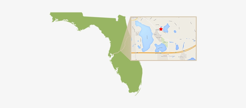 Central Florida Camp Gilead Map - Florida Metropolitan Area Map, transparent png download