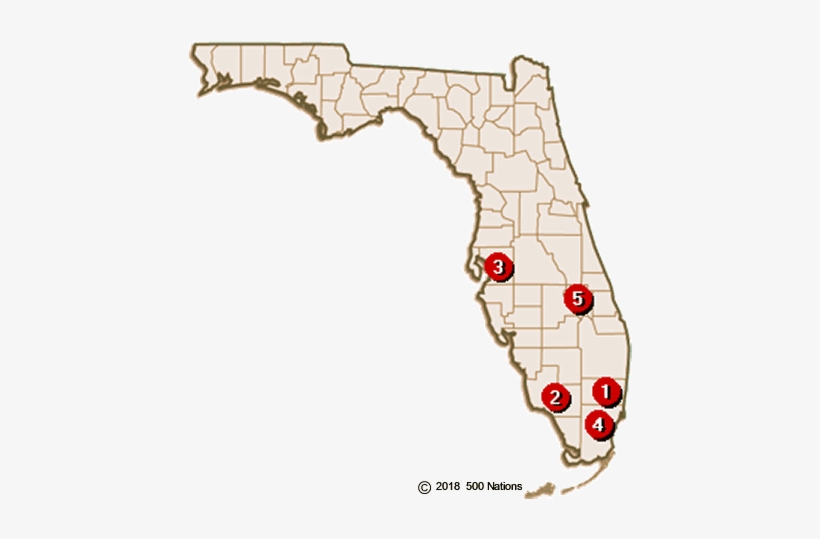 A Barrier Island 24 Miles From Tampa International - Florida Map Of Casinos, transparent png download