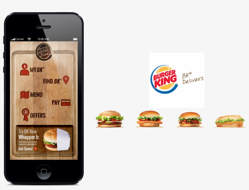 Client Bk-delivers Landing - Classic Burger King Logo Fast Food Lovers Tanktop, transparent png download