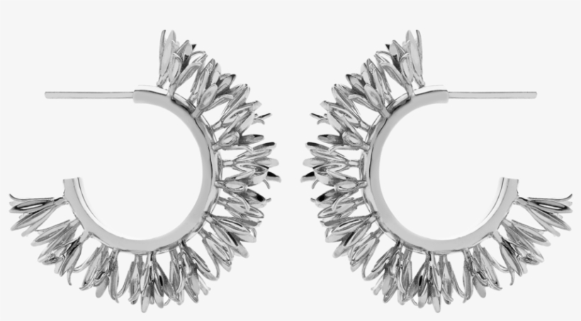 Bluebell Hoop Earrings - Earrings, transparent png download