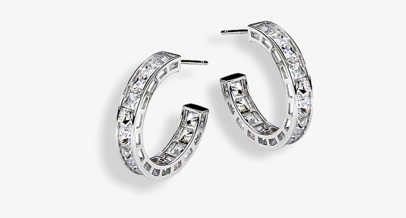 Princess Cut - Earring, transparent png download