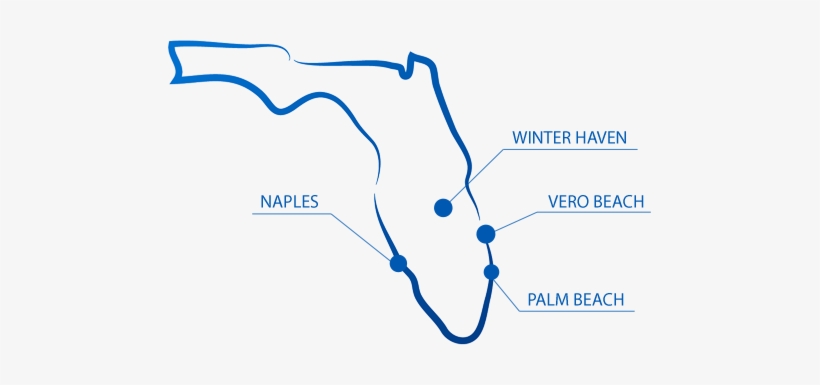About Florida Map - Diagram, transparent png download