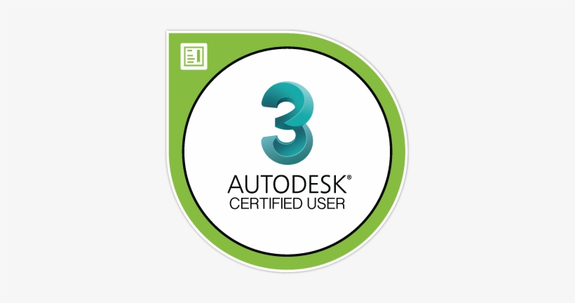 Autodesk 3ds Max Certified User Autodesk Transparent Png 352x352 Free Download On Nicepng