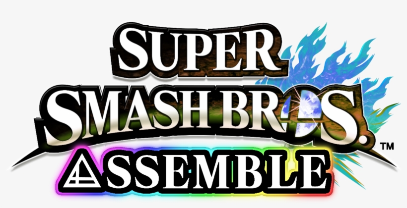 Super Smash Bros - Super Smash Bros 4 Title, transparent png download