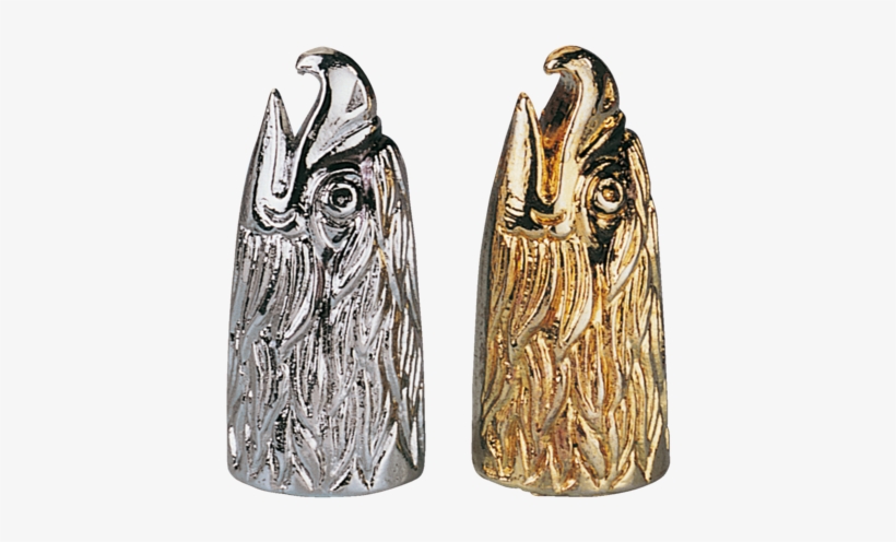 Die-cast Valve Stem Covers For The Perfect Finishing - Zodiac Gold Eagle Head Tyre Valve Dust Cap Covers (pair), transparent png download