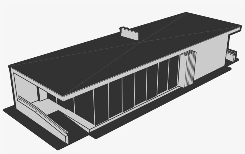 Rooftop Clipart Building Roof - Flat Roof Clipart, transparent png download