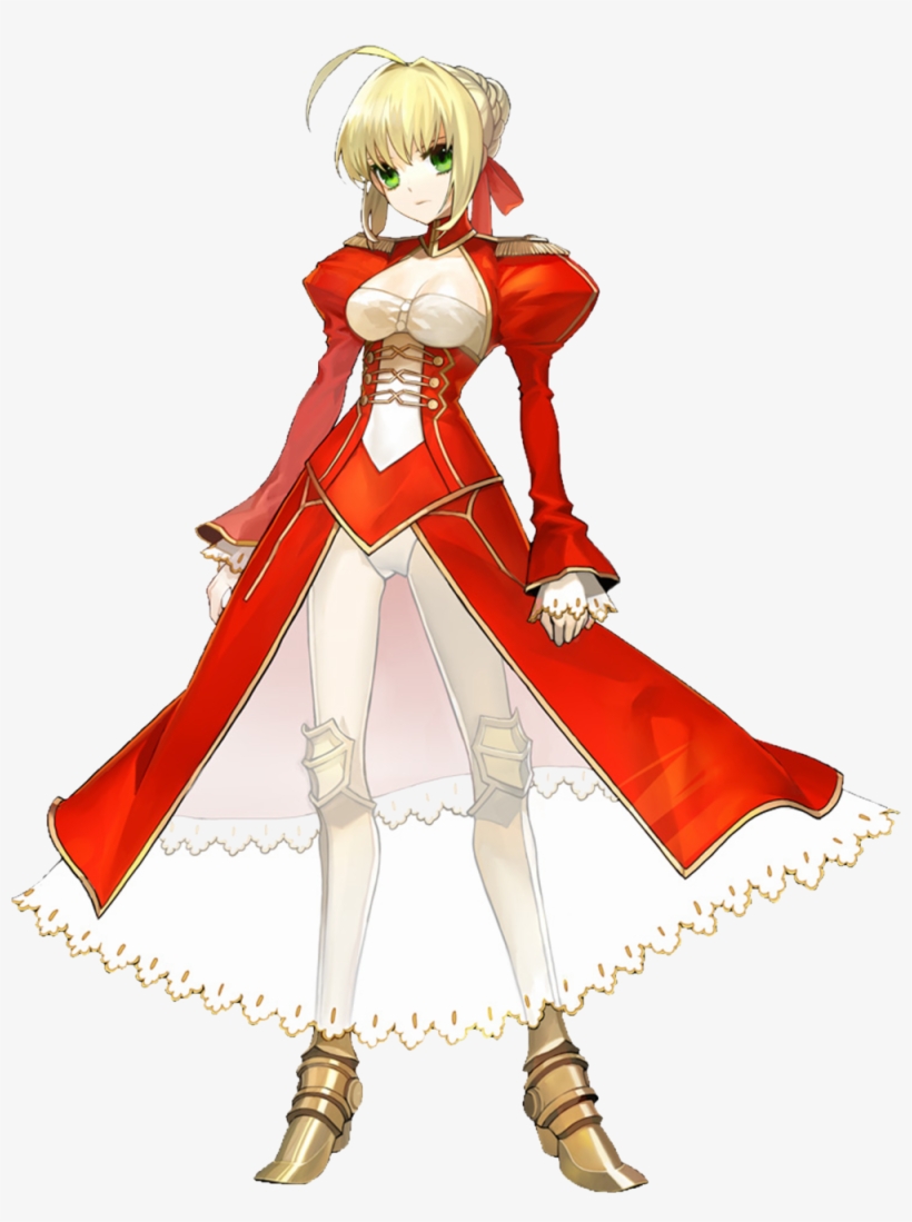 Playable Saber - Nero Fate Extra, transparent png download