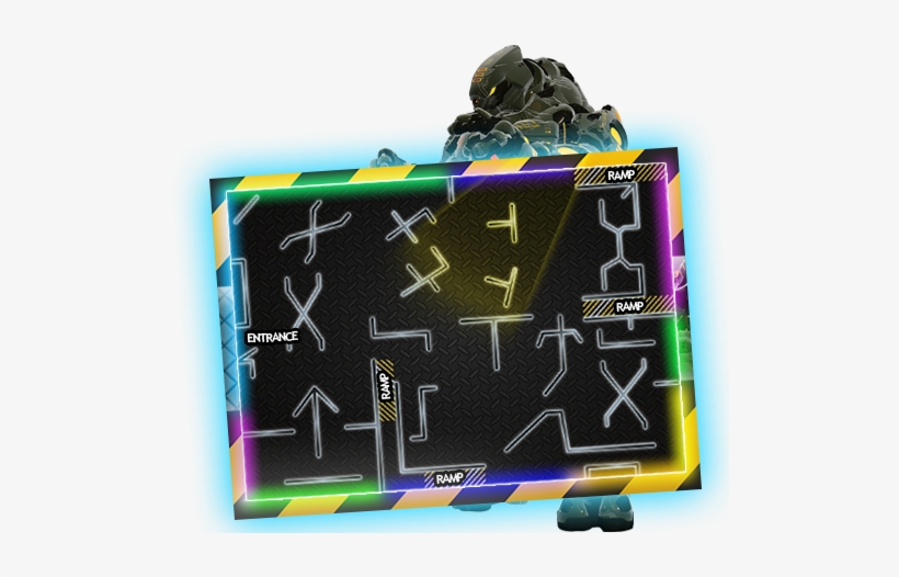 Laser Arena Map - Laser Tag, transparent png download