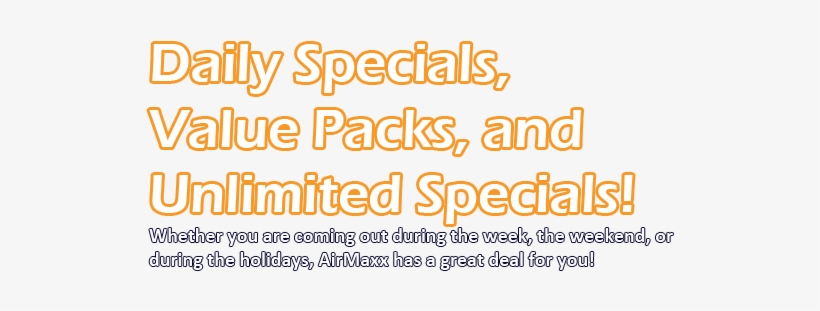 Jump Specials Laser Tag Specials All You Can Play - Airmaxx Trampoline Park & Fun Center, transparent png download