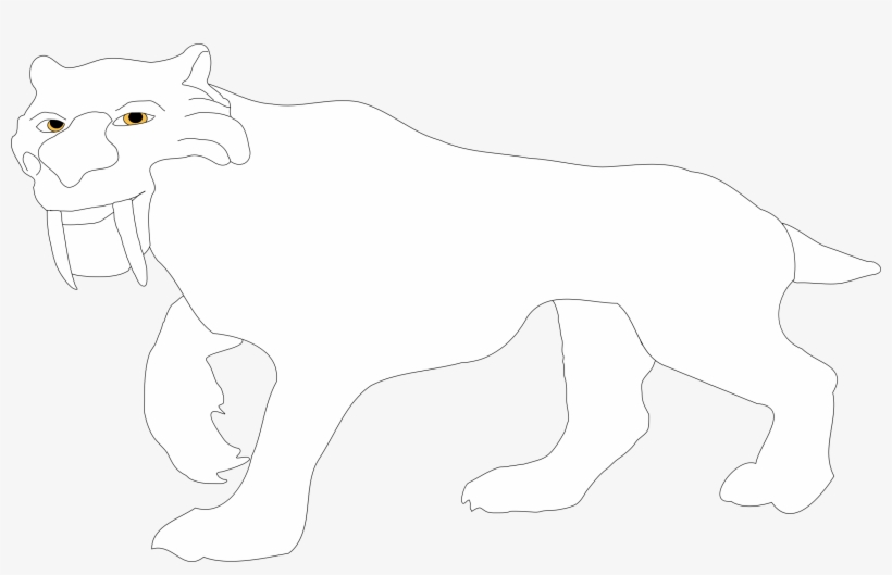 This Free Icons Png Design Of Saber-tooth, transparent png download
