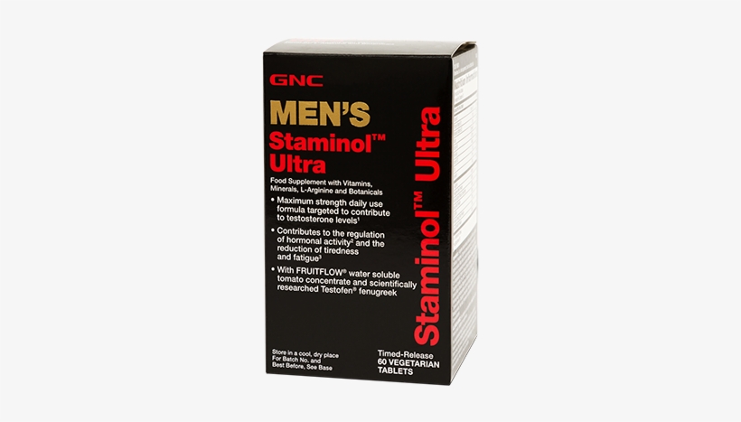 Men's Staminol Ultra - Gnc Mens Staminol Ultra, transparent png download