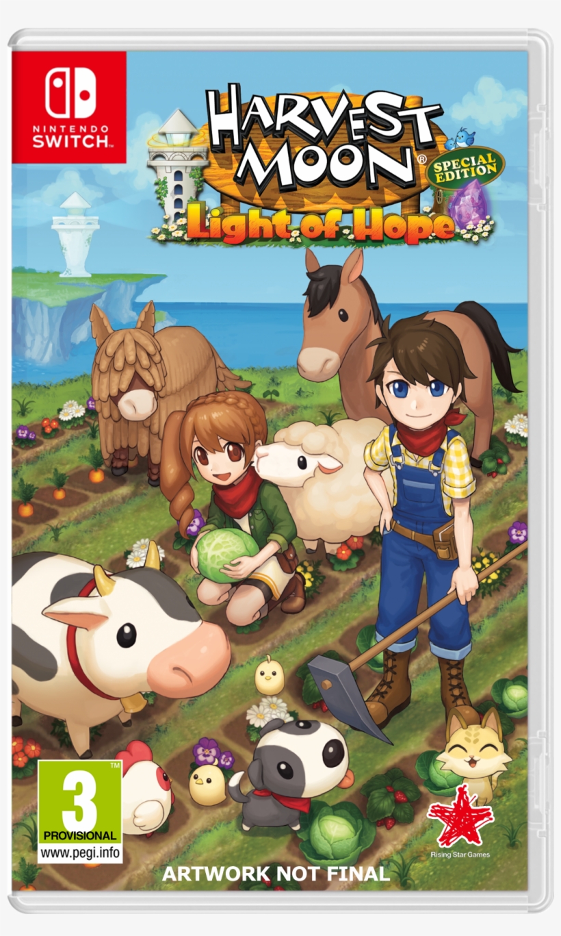 Harvest Moon Light Of Hope Switch, transparent png download