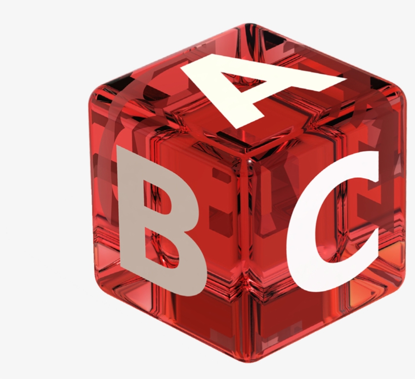 Aaa Logo Dado 1 - Alphabet Cube, transparent png download