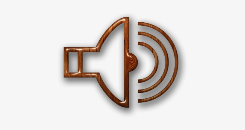 002272 Glossy Waxed Wood Icon Media Loud Speaker1 Ps - Icon, transparent png download