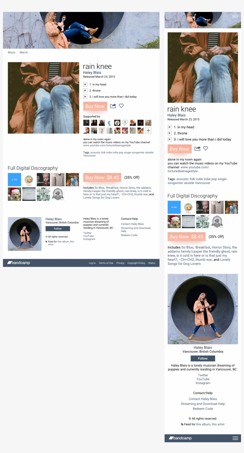Bandcamp Redesign - Bandcamp, transparent png download