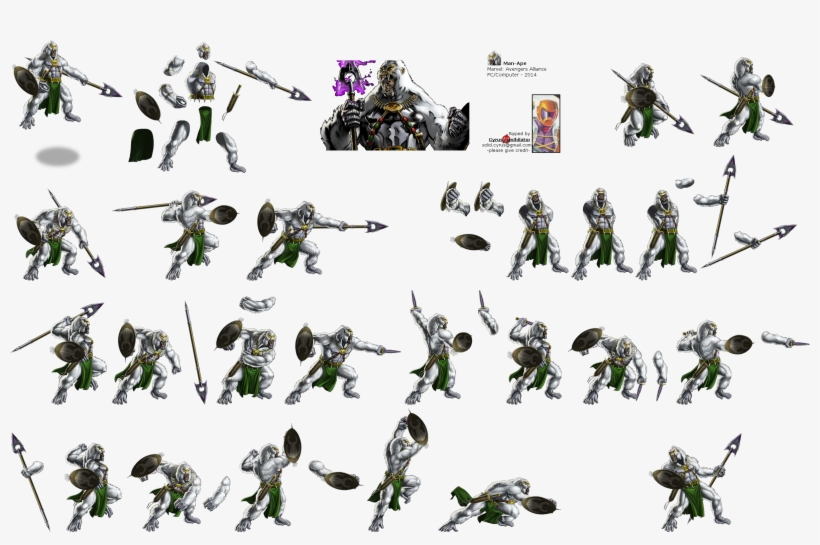 Click To View Full Size - Marvel Avengers Alliance Man Ape, transparent png download